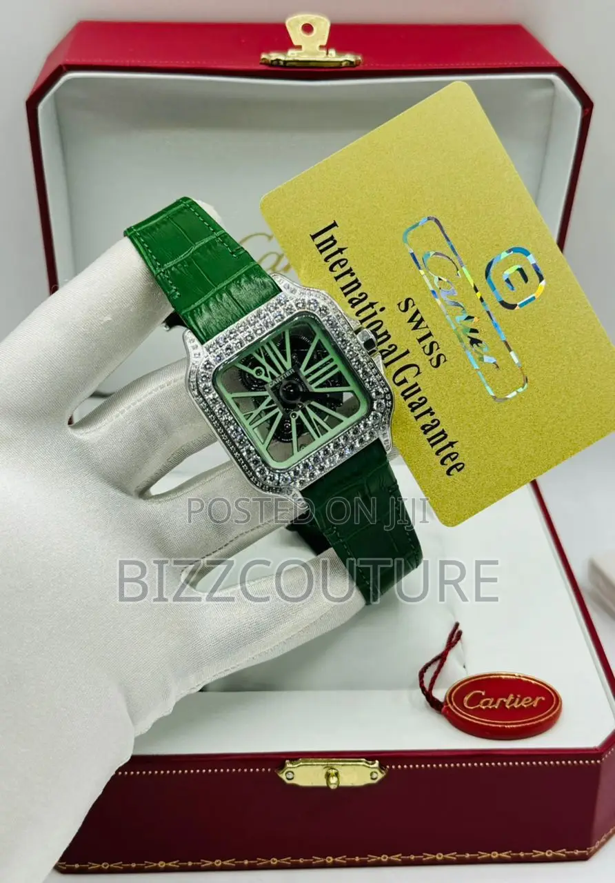 Original Cartier Mechanical Color Selection Leather Watch