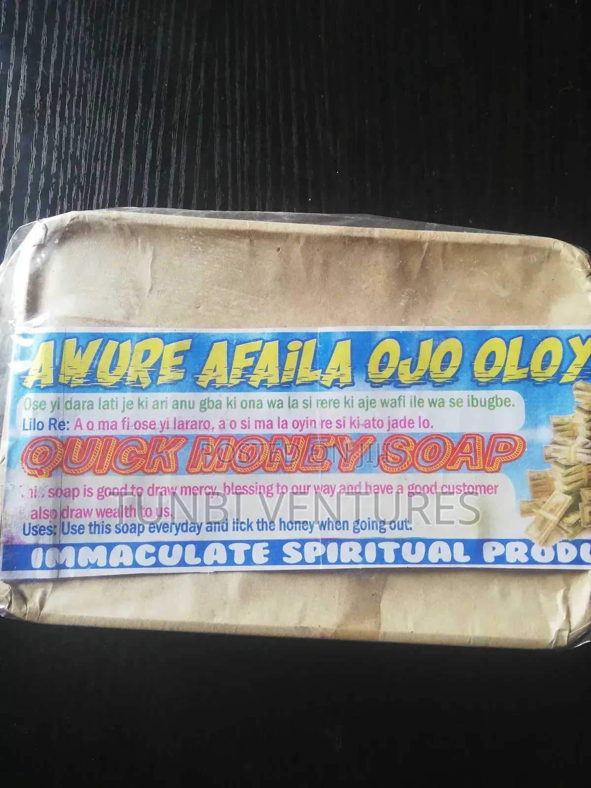 Quick Money Spiritual Soap