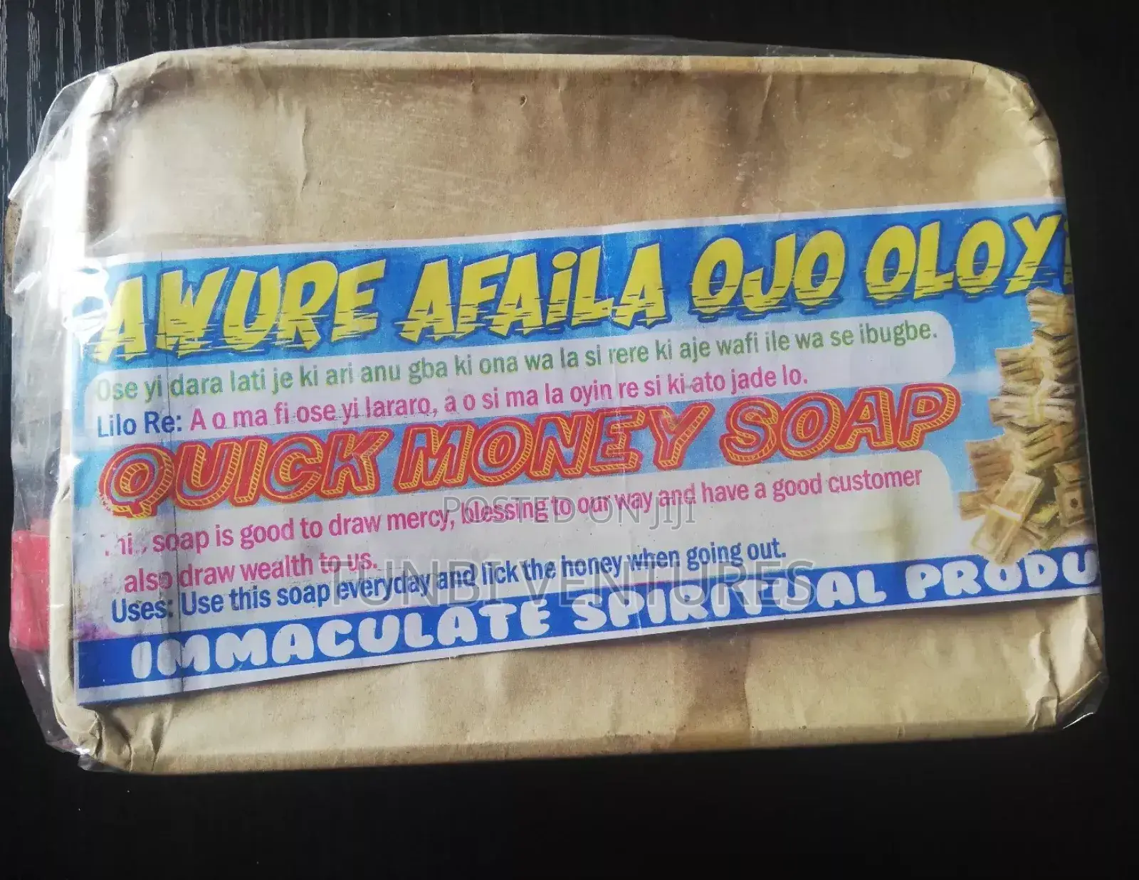 Quick Money Spiritual Soap