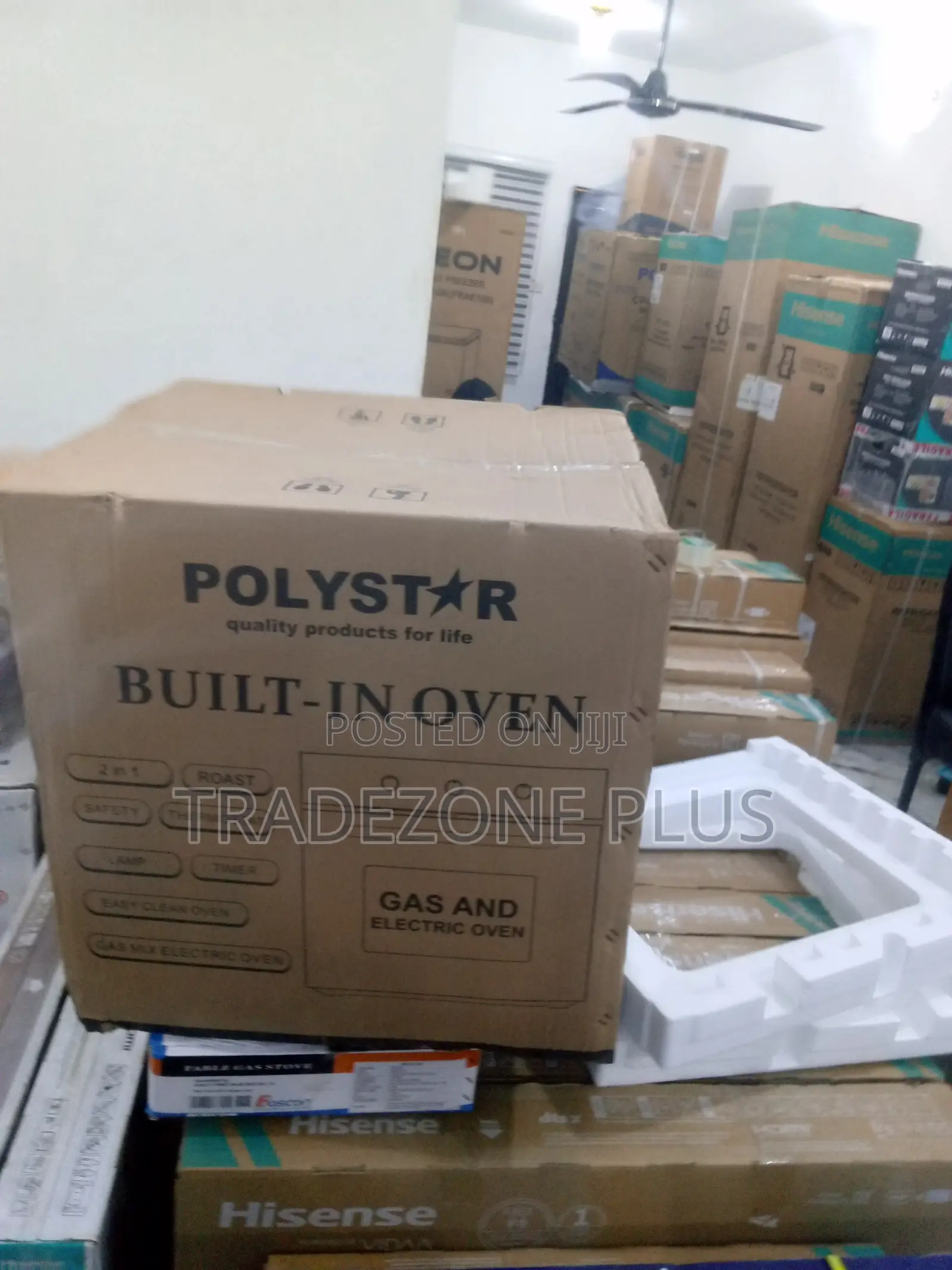 Polystar Electric Gas Built-in Oven
