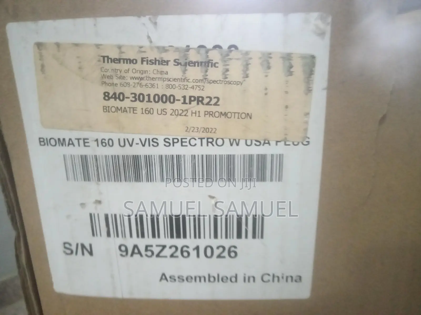Biomate 160 UV-VIS Spectrophotometer