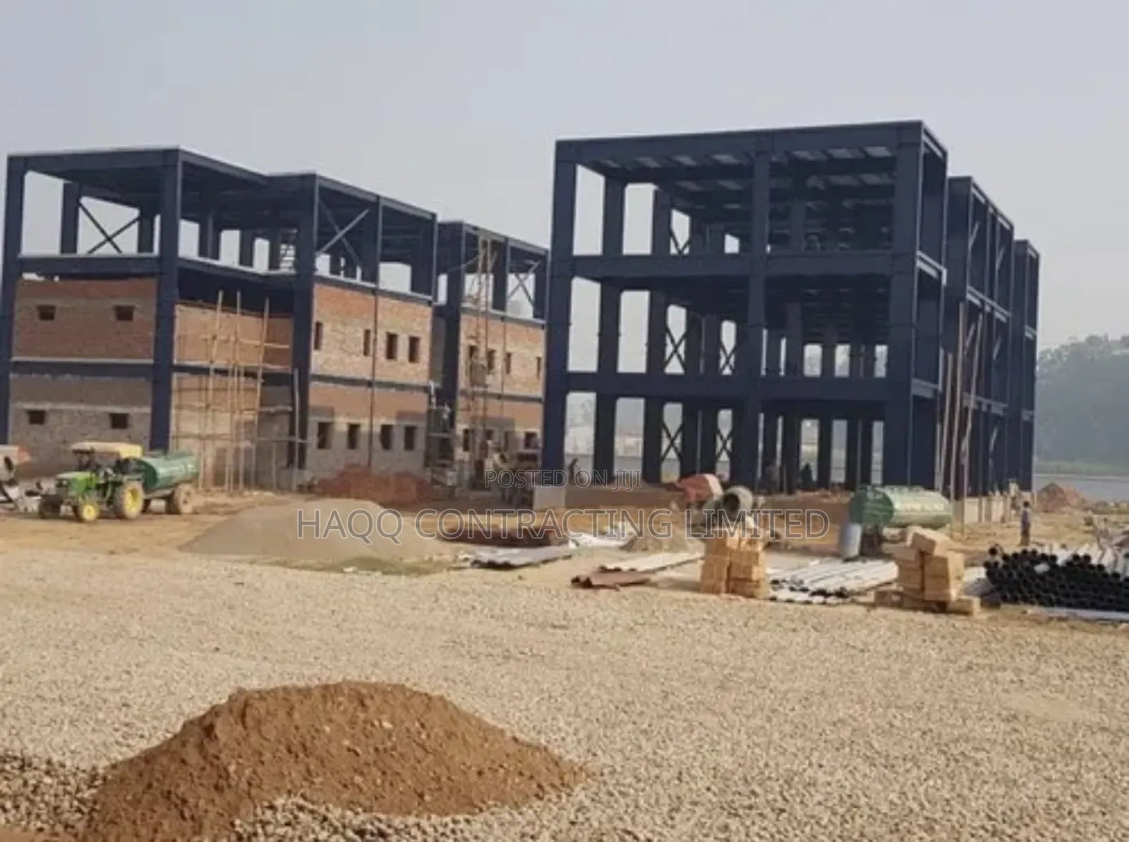Prefab Warehouse / Factory Steel Structural Fabrication