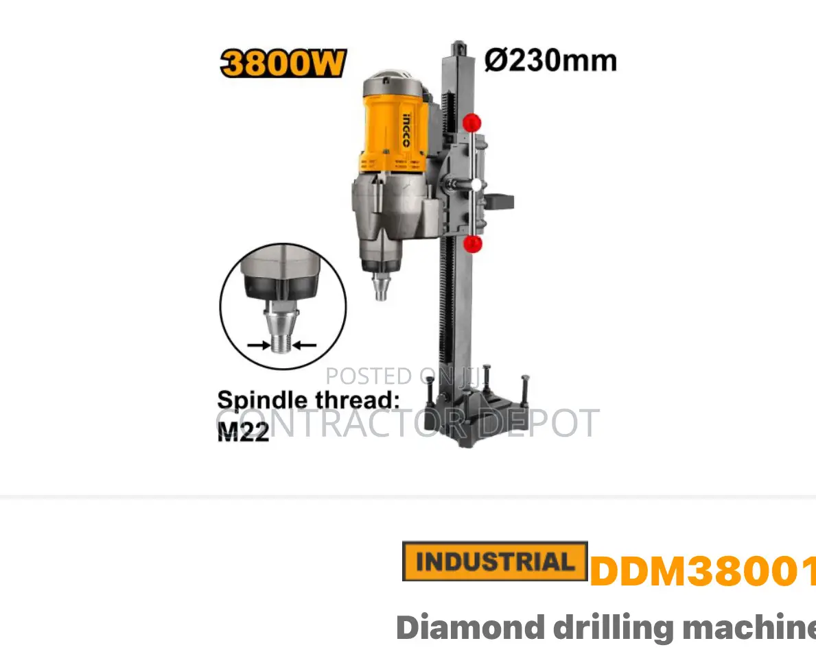 INGCO DDM38001 Core Cutting Diamond Drilling Machine 11 Inch