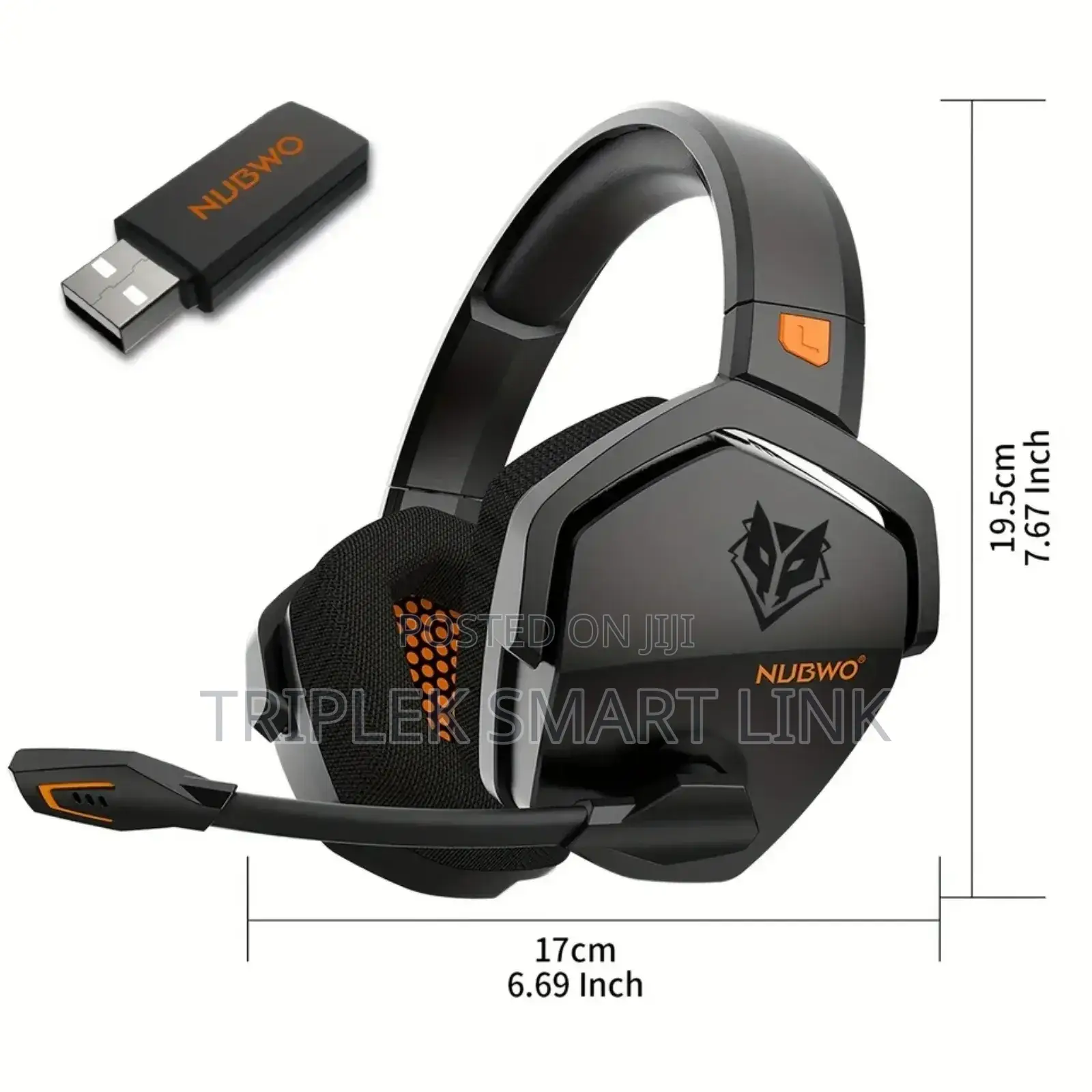 Wireless Gaming Nubwo Headset With Microphone for Ps5 Ps4 Pc Phone