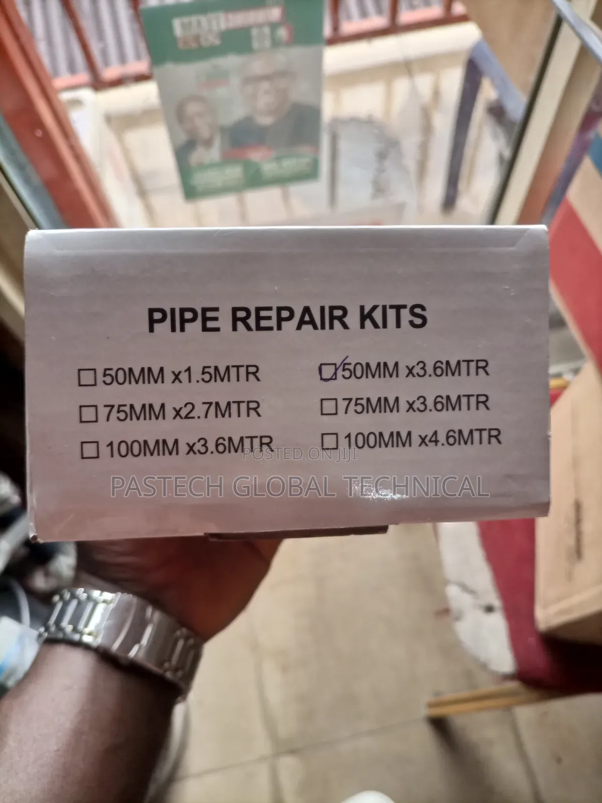 4" Pipe Repair Kits of Water Activated Tapes