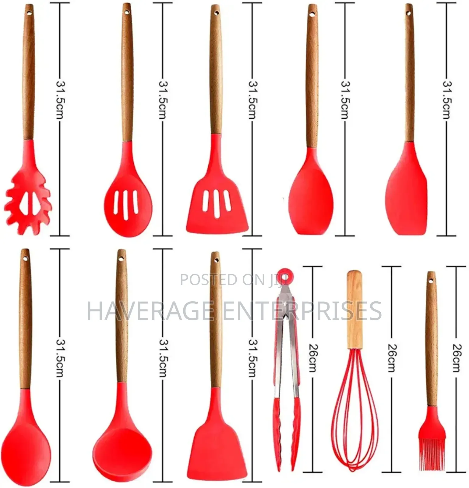 Silicone Cooking Utensils Kitchen Utensil Set