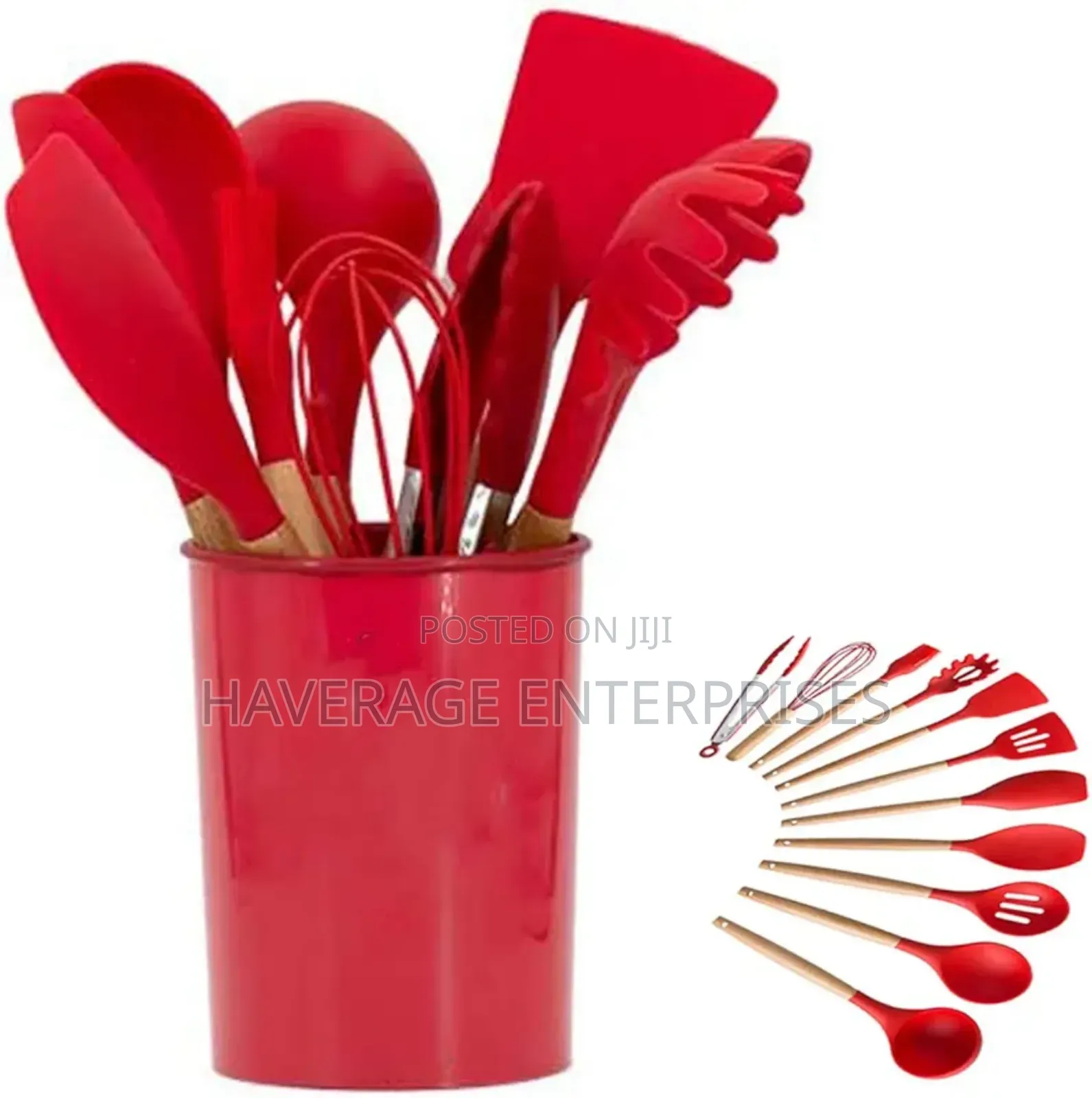 Silicone Cooking Utensils Kitchen Utensil Set