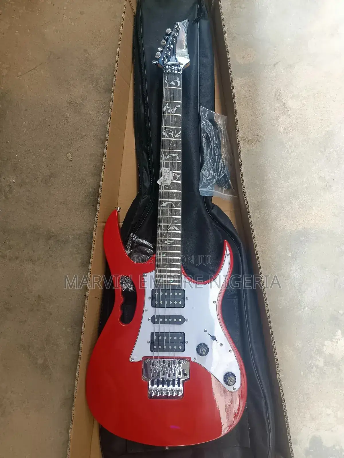Flying v Shape Electric Guitar Profession Music Thunderstorm