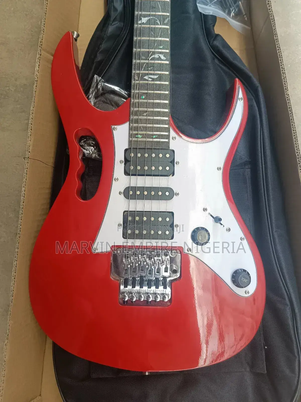Flying v Shape Electric Guitar Profession Music Thunderstorm