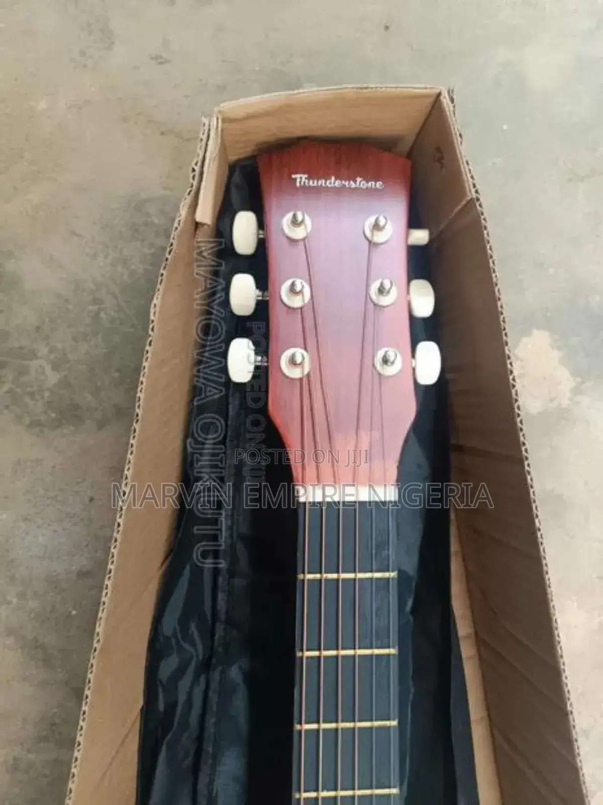 38 Inches Brown Acoustic Guitar_ Thunderstorm