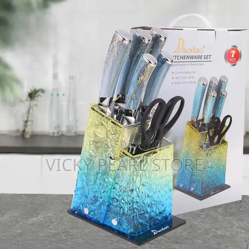 7pcs Kitchen Knife With Blocks