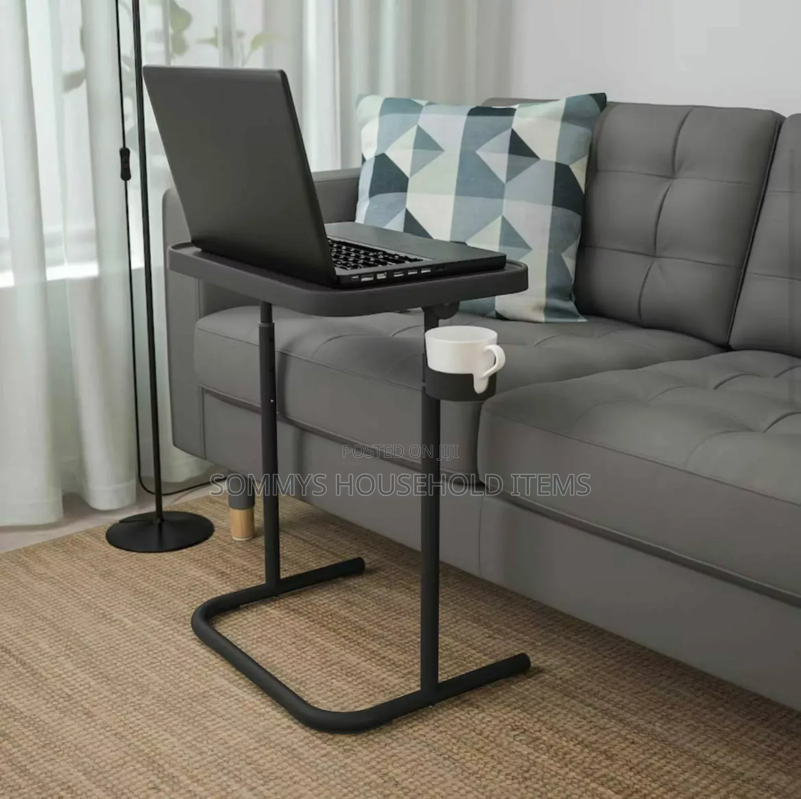 Adjustable Laptop Table With Cup Holder