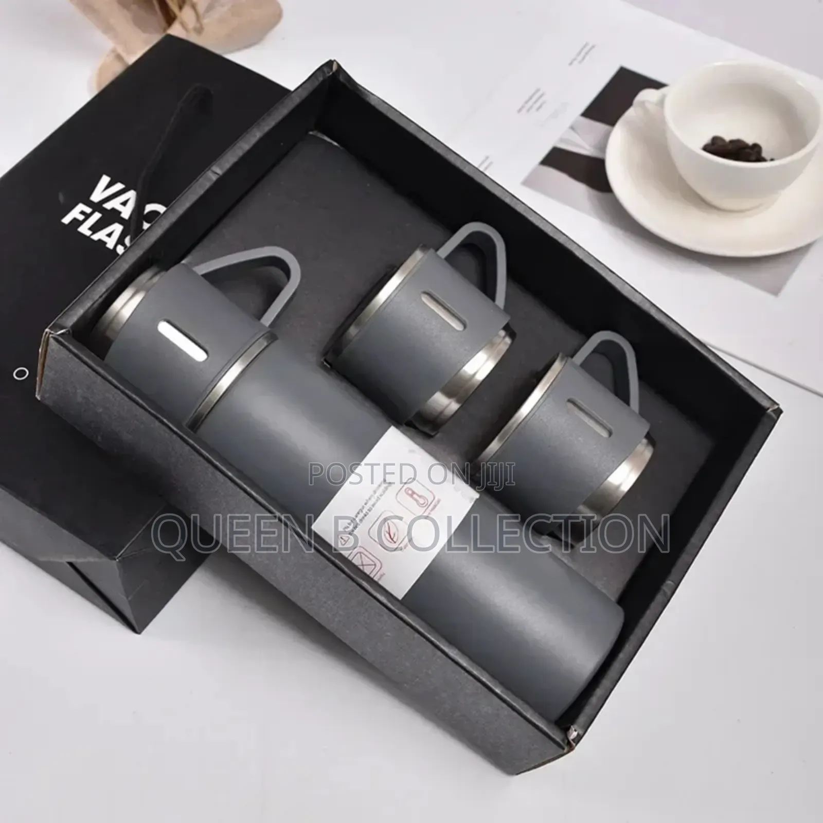 Double Cup Stainless Flask