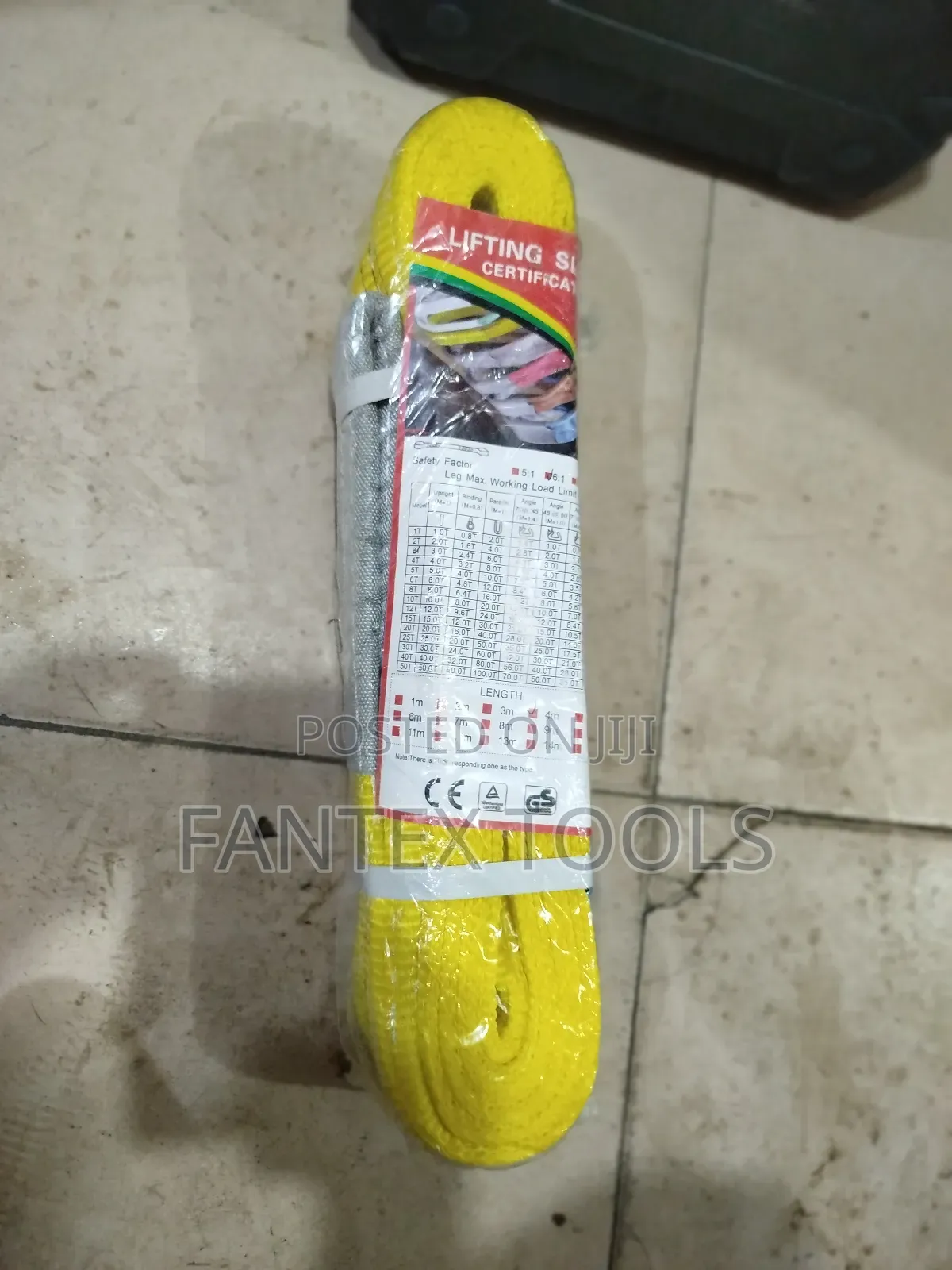 Lifting Belt 3 Ton by 4m