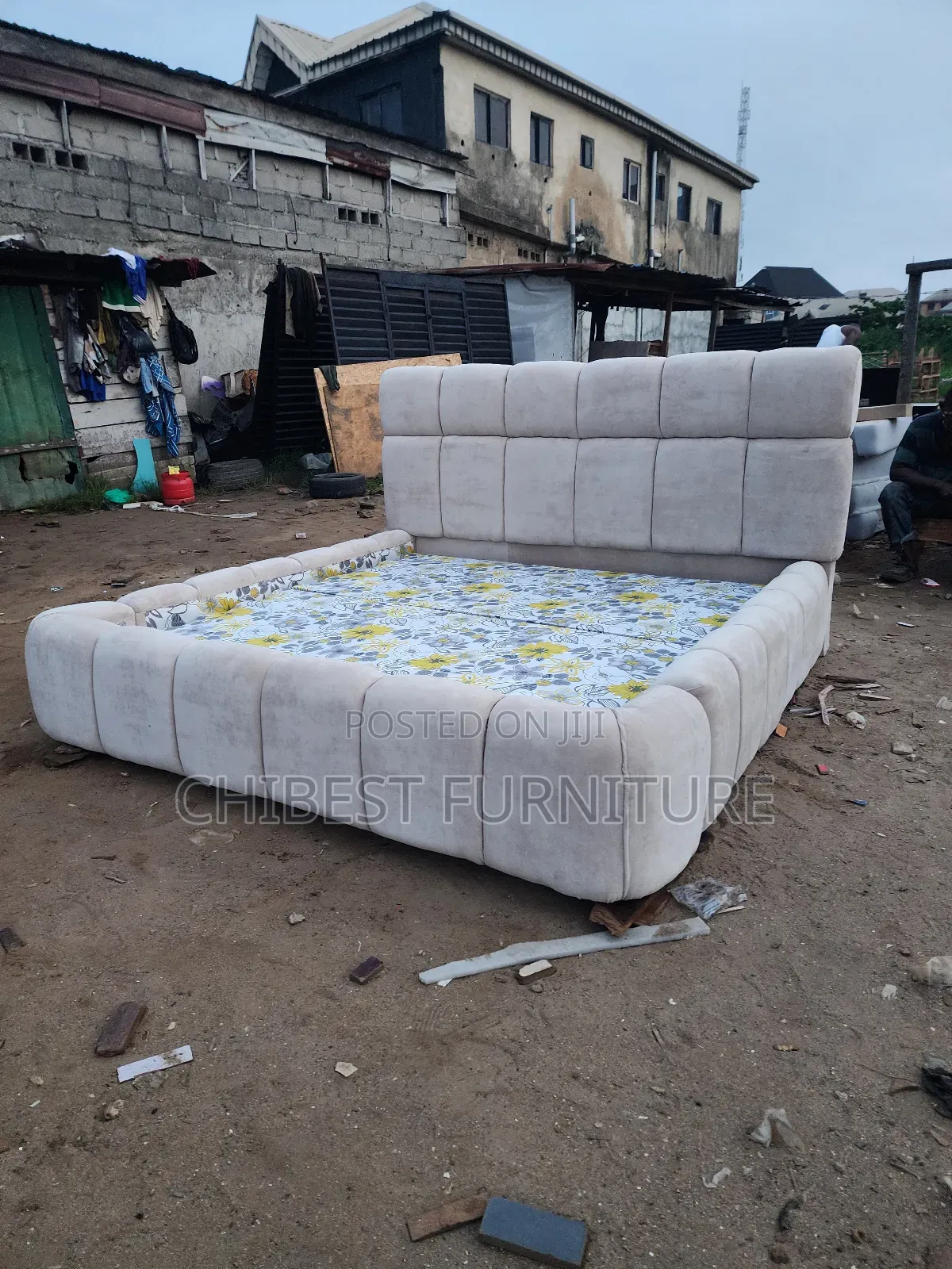 Quality 6by6 Upholstery Padded Bed Frame