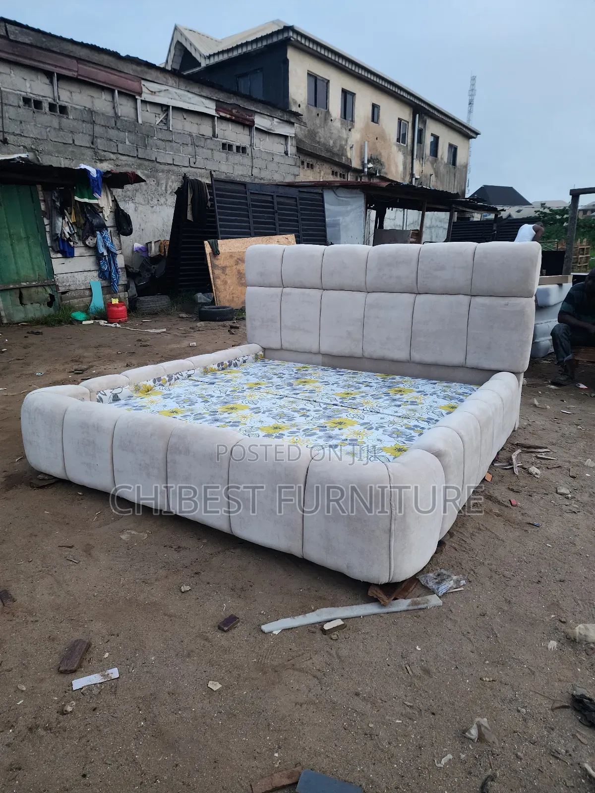 Quality 6by6 Upholstery Padded Bed Frame