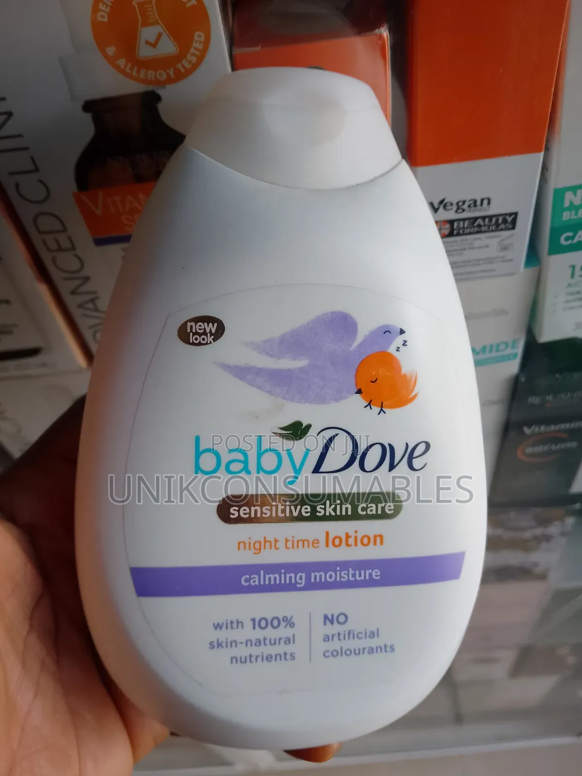 Baby Dove Sensitive Skin Care Lotion Rich Moisture 400ml