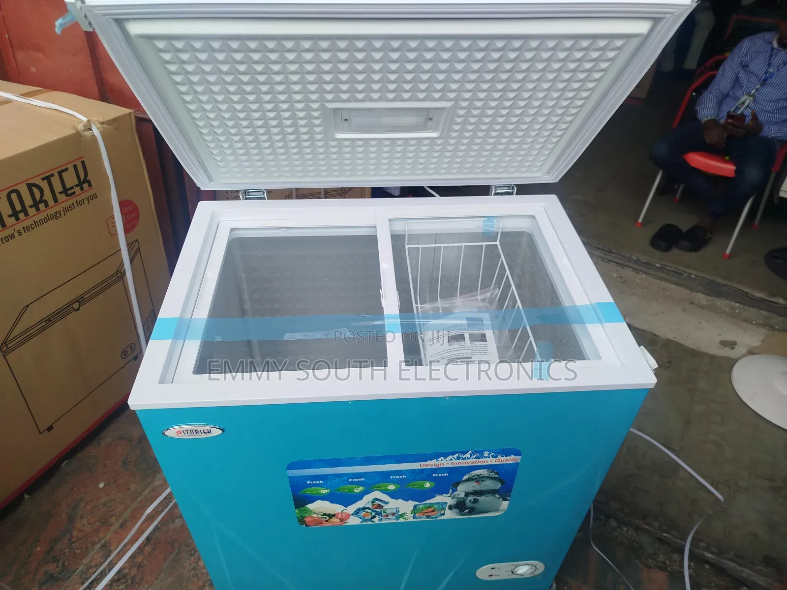 Startek Chest Deep Freezer Low Voltage 255 Litres