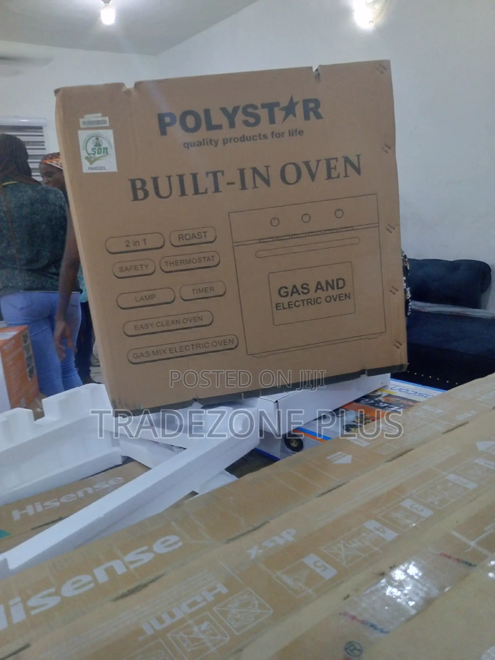 Unique Polystar Electric and Gas Inbuilt Oven Pv-271bb