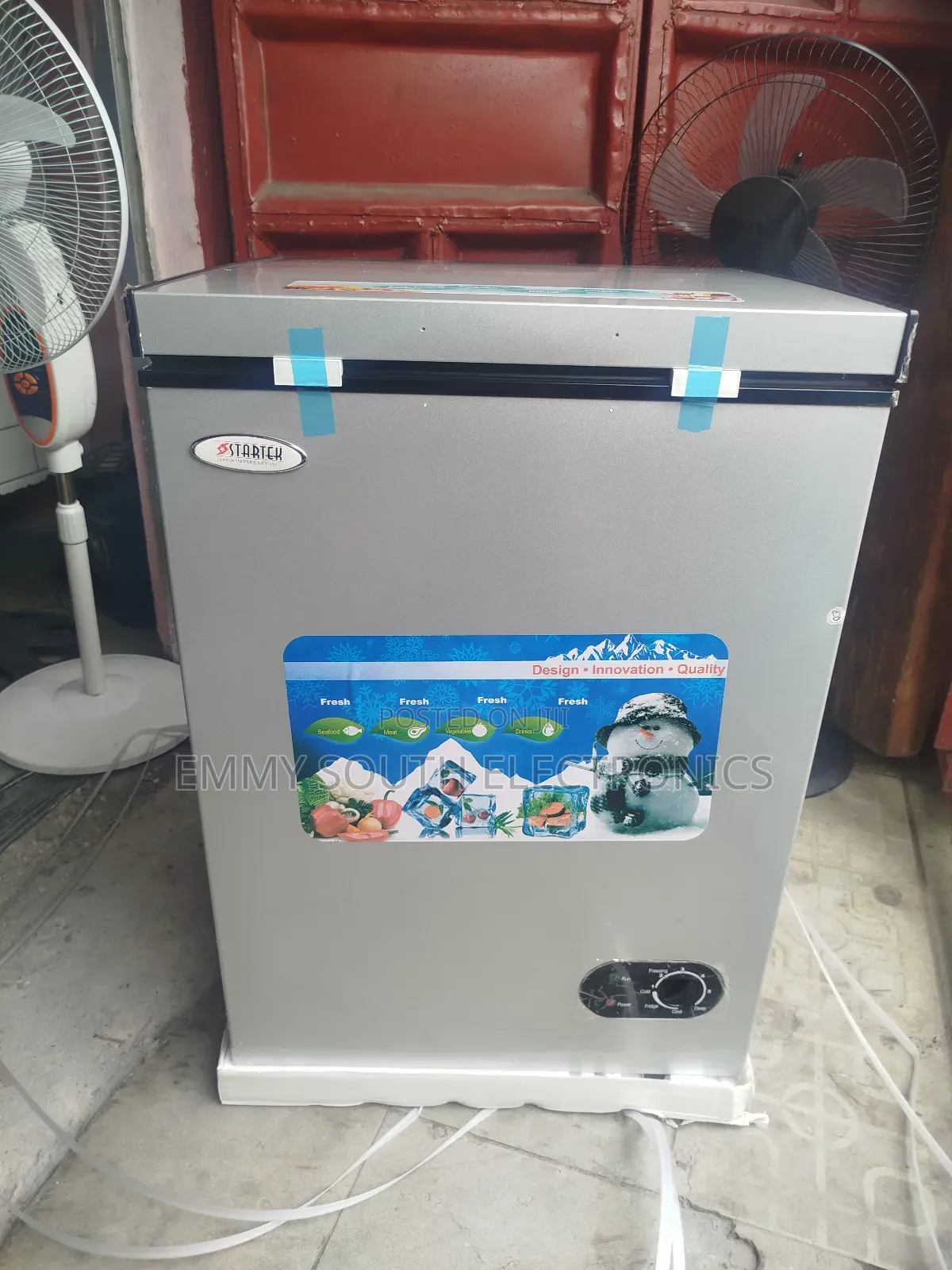 Startek Chest Deep Freezer Low Voltage 75W and 155 Litres