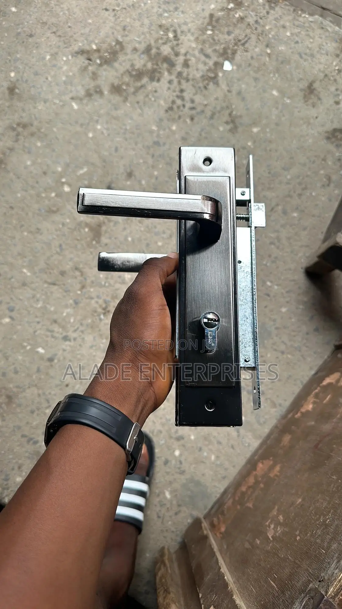High Quality Cylinder Door Lock 7 Inches Complete Set