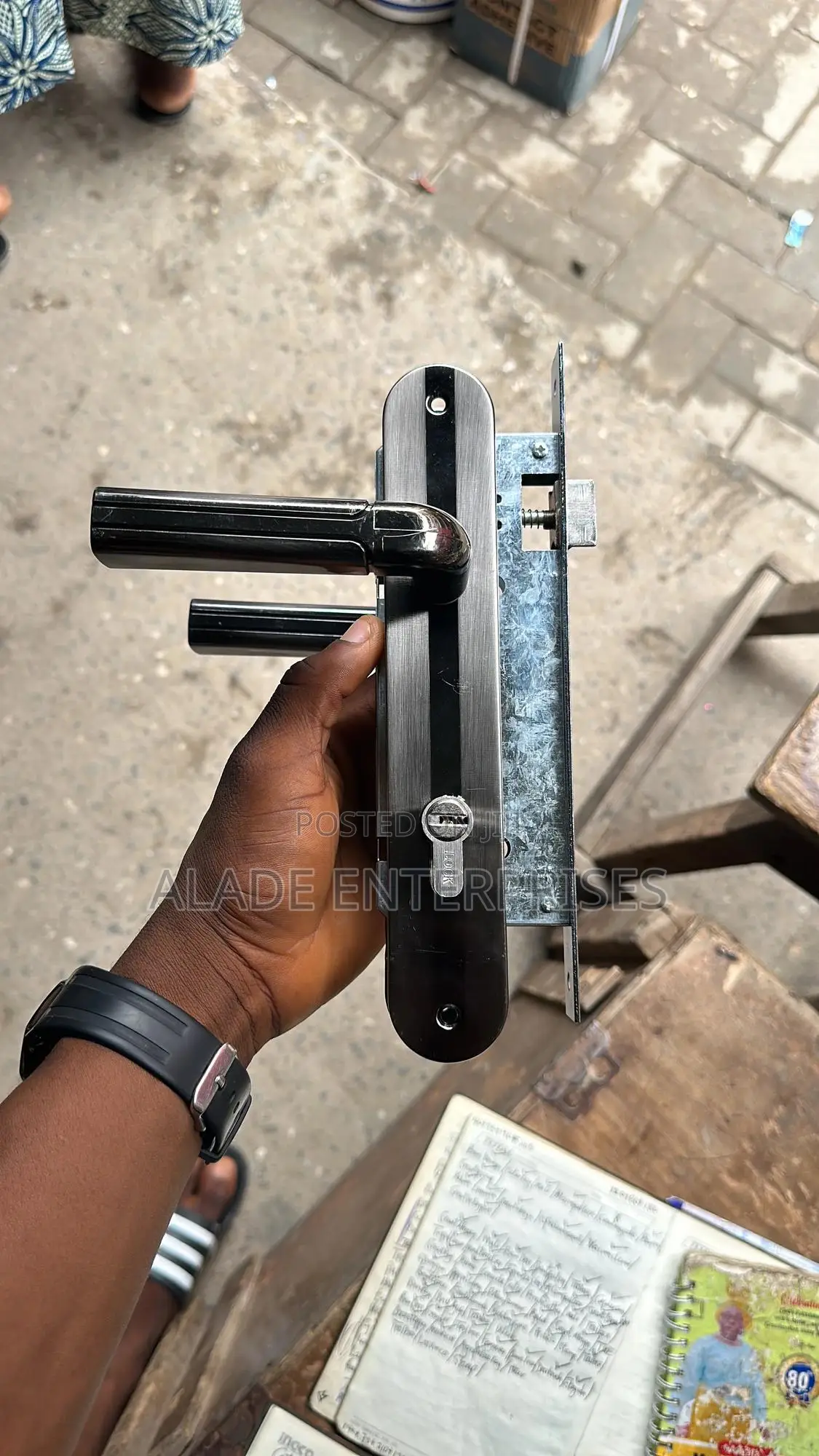 High Quality Cylinder Door Lock 7 Inches Complete Set