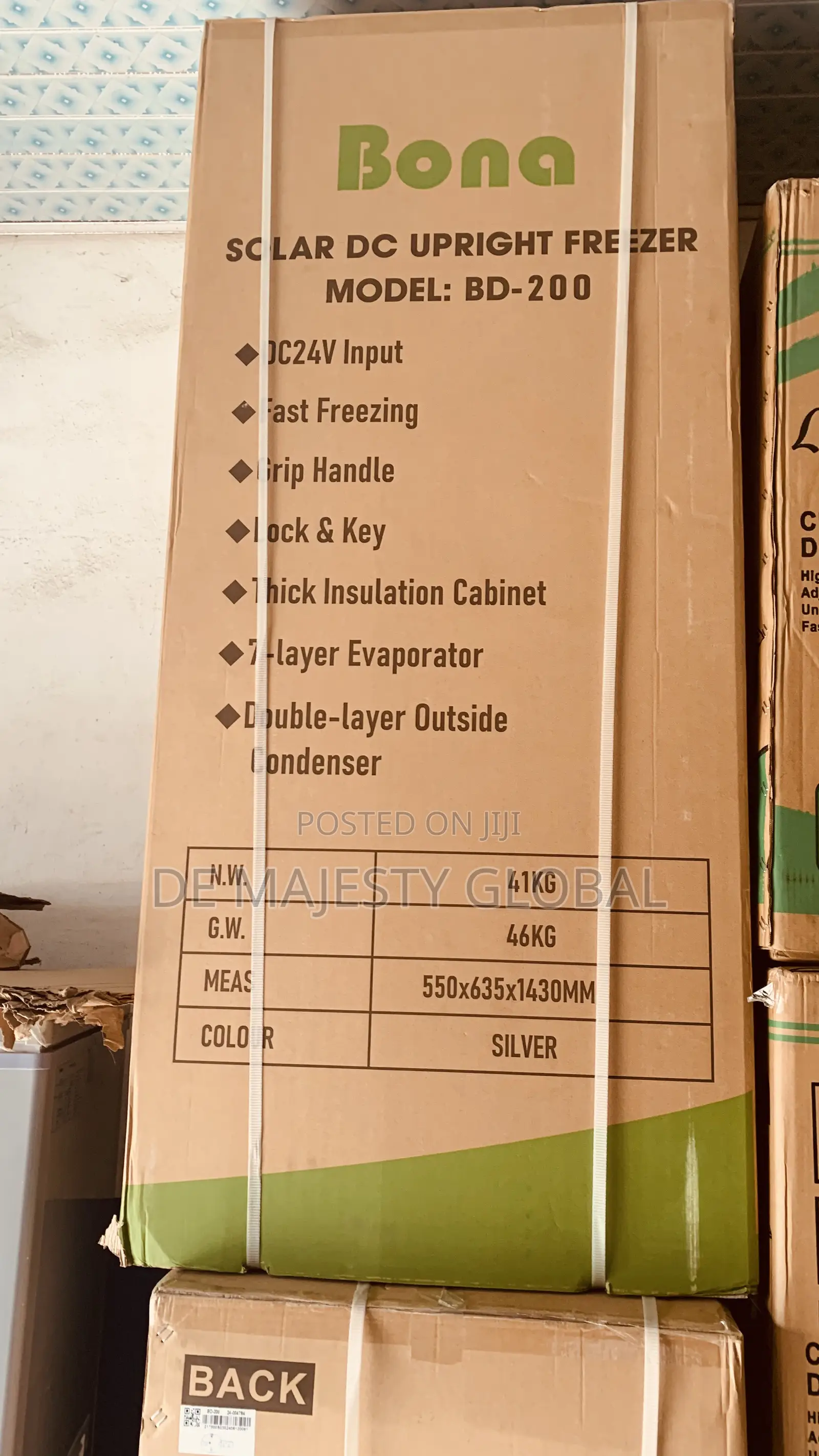 200litrs Bona Upright Freezer With 7 Layers