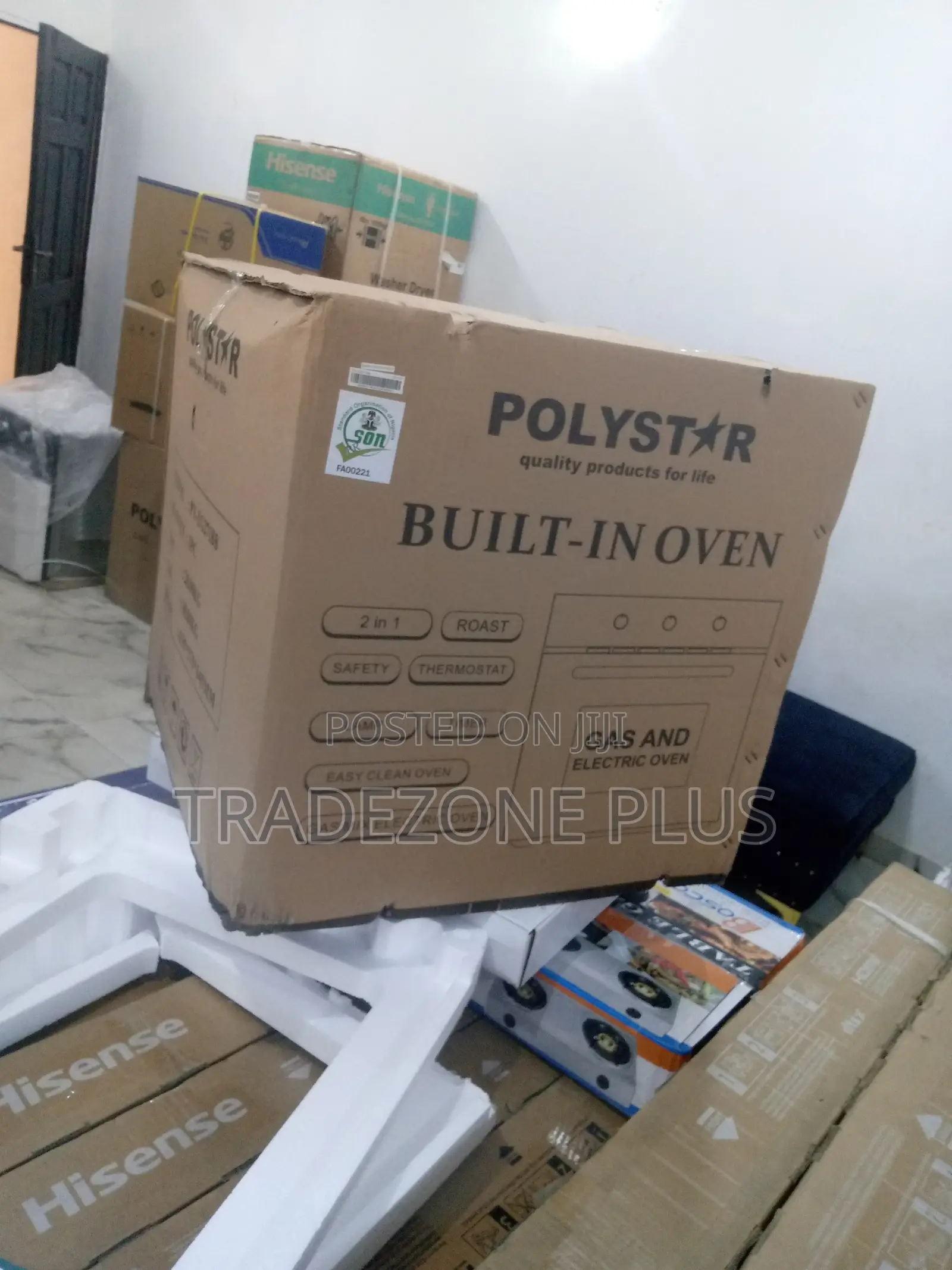 Durable Polystar 65ltrs Inbuilt Oven With Grill