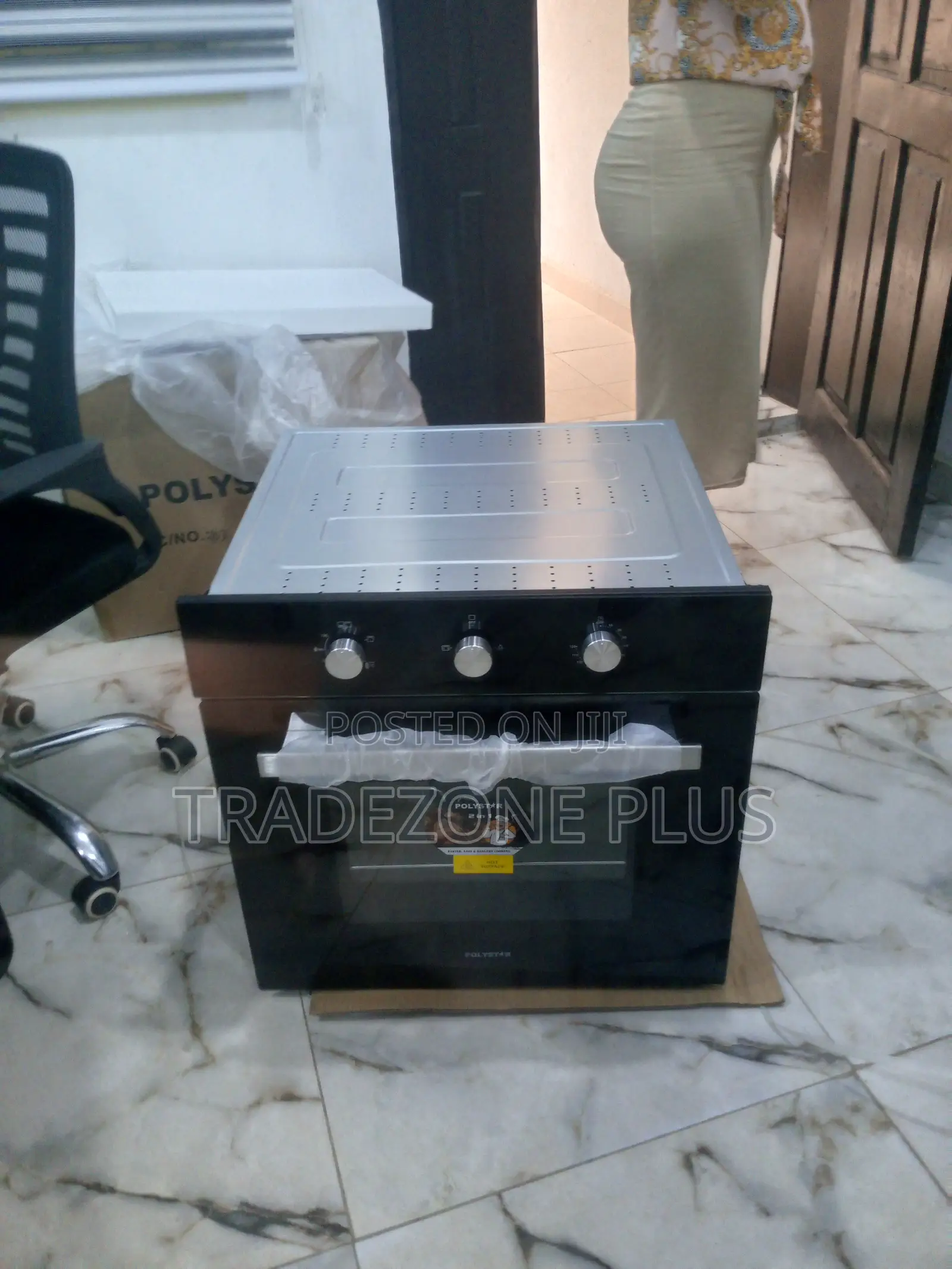 Durable Polystar 65L Electric Gas Inbuilt Oven PV-EG271BB