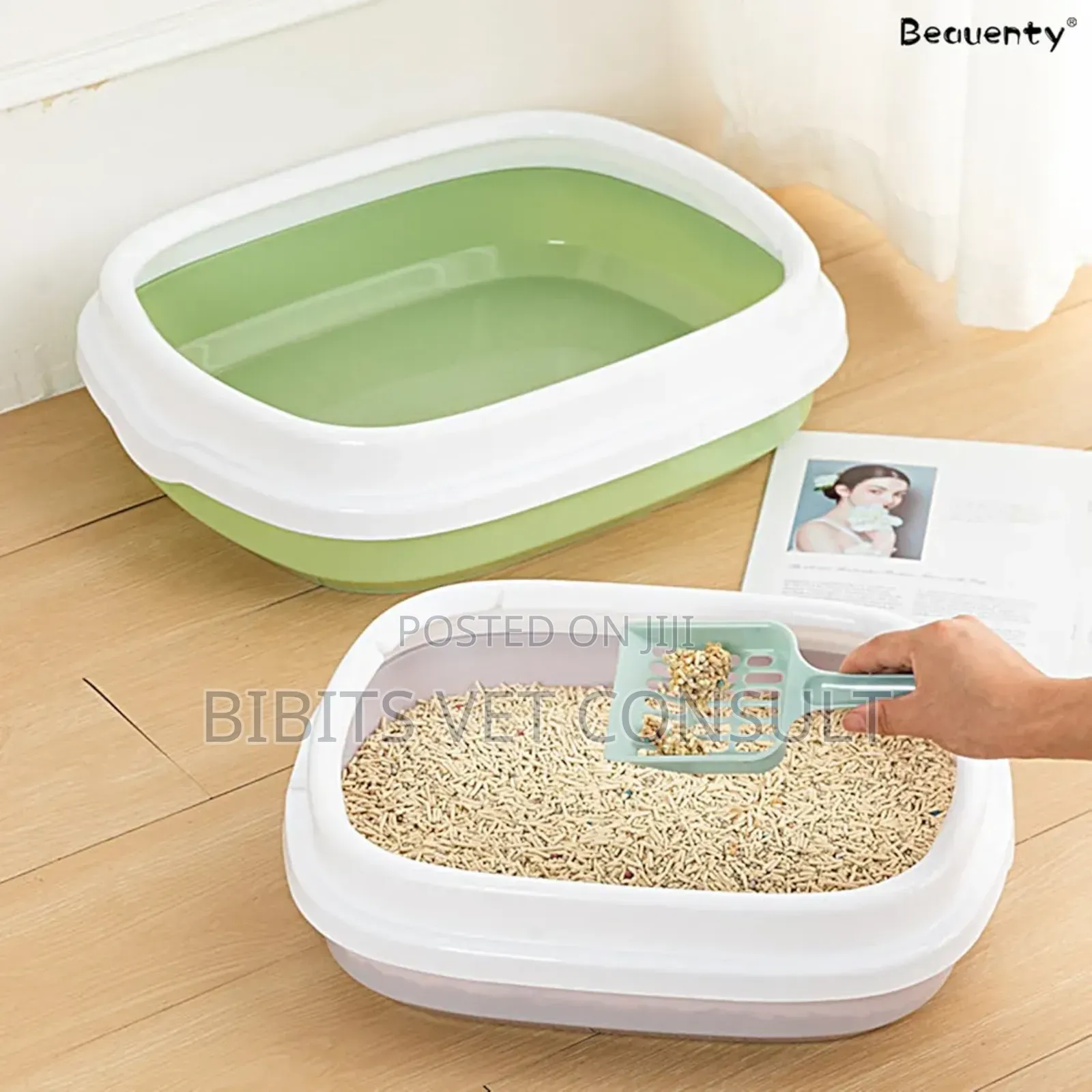 Low Border Cat Litter Box
