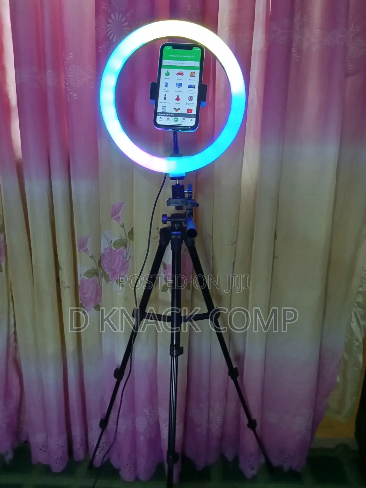 20 Mode RGB Led Soft Ring Light With Standing Tripod