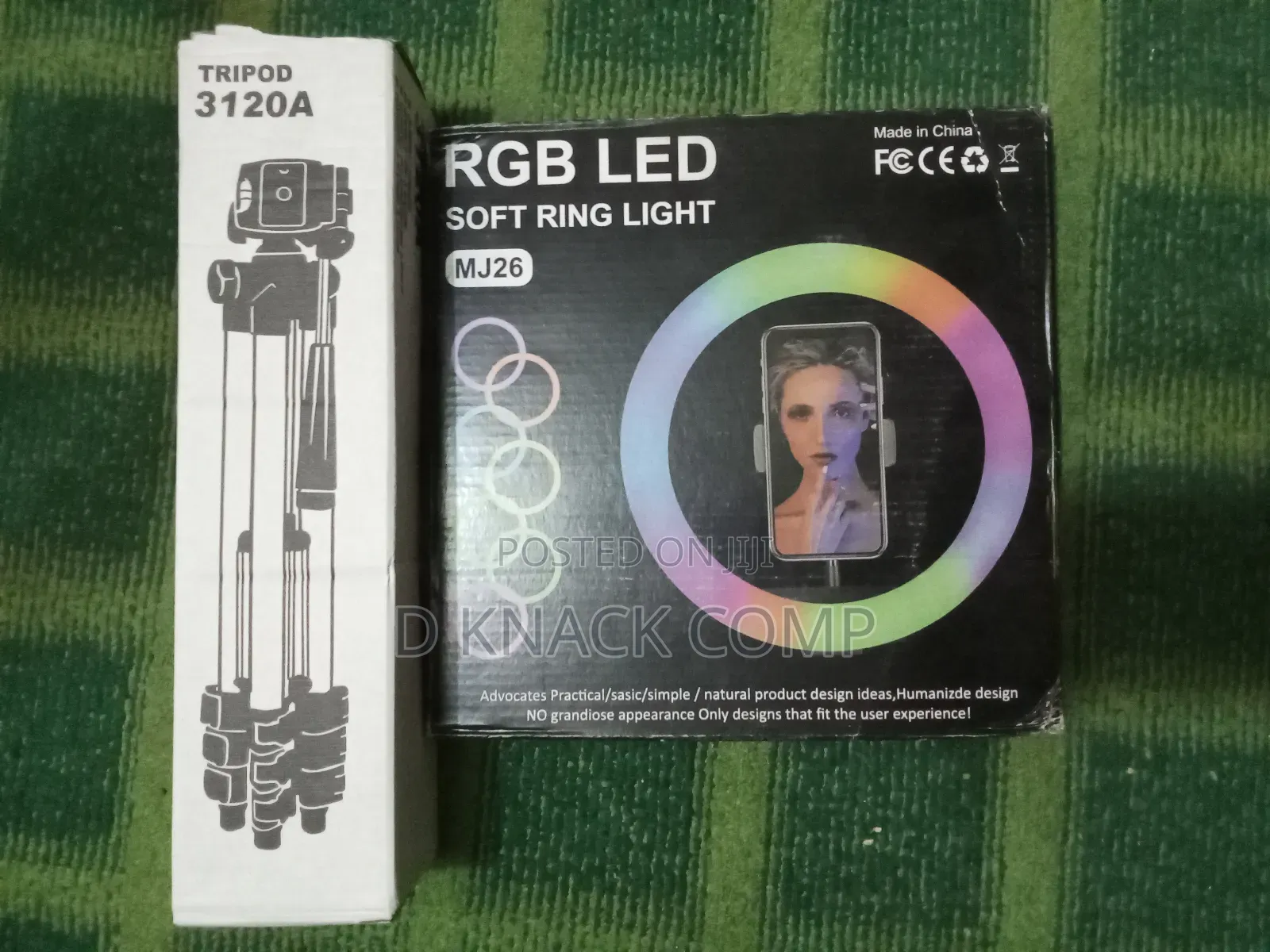 20 Mode RGB Led Soft Ring Light With Standing Tripod