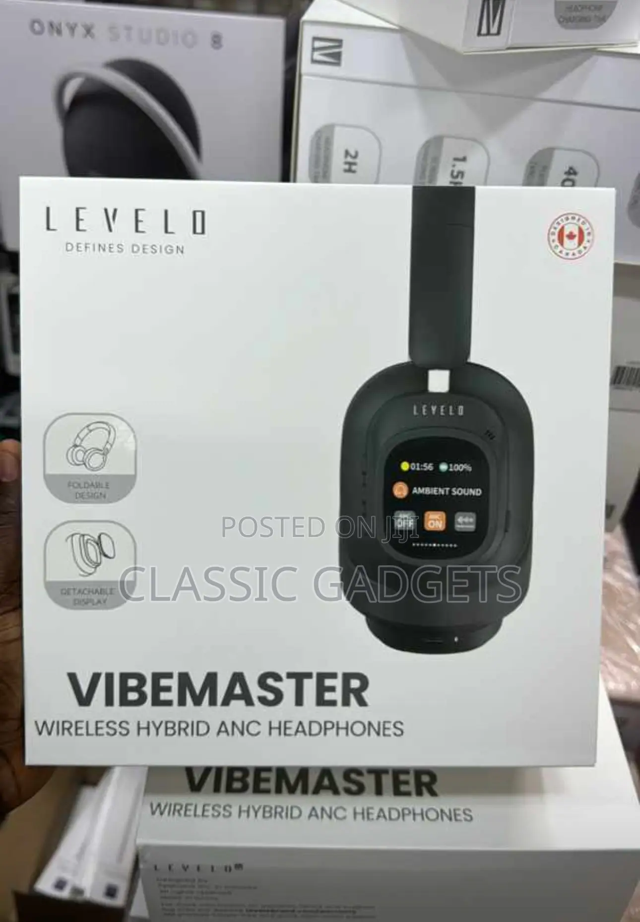 Levelo Vibemaster Wireless Hybrid ANC Headphones