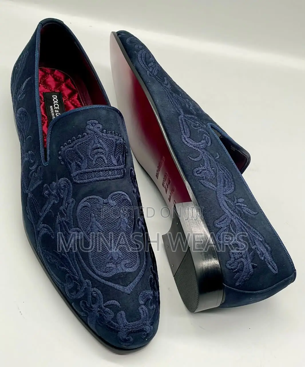 Original Italian Velvet D G Shoe