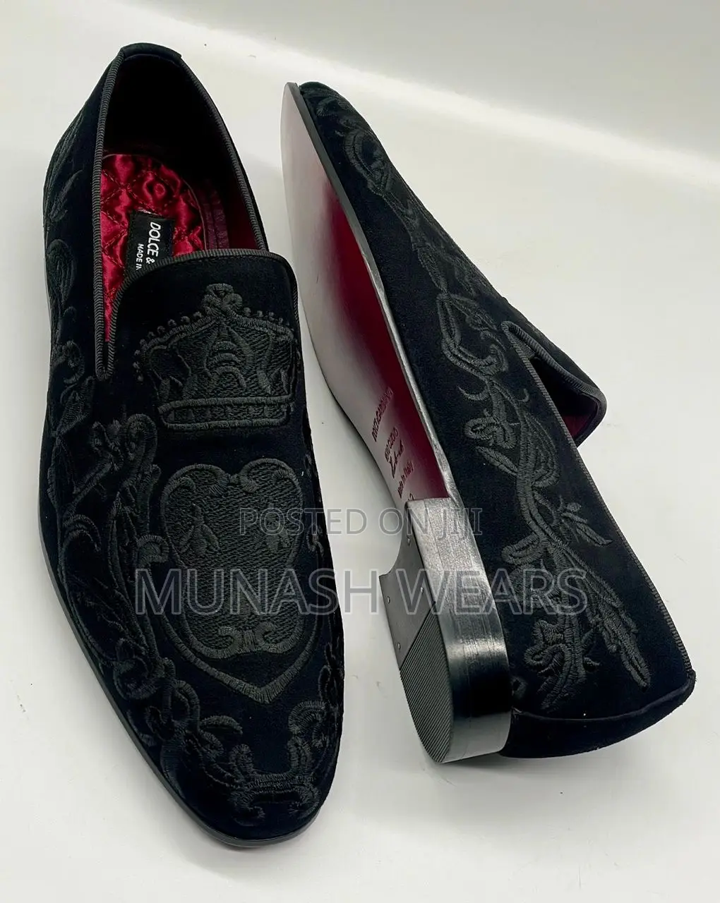 Original Italian Velvet D G Shoe