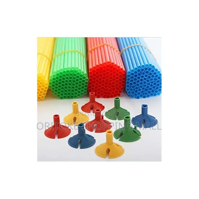 Resalable 50 Pieces Balloon Stick With Stand