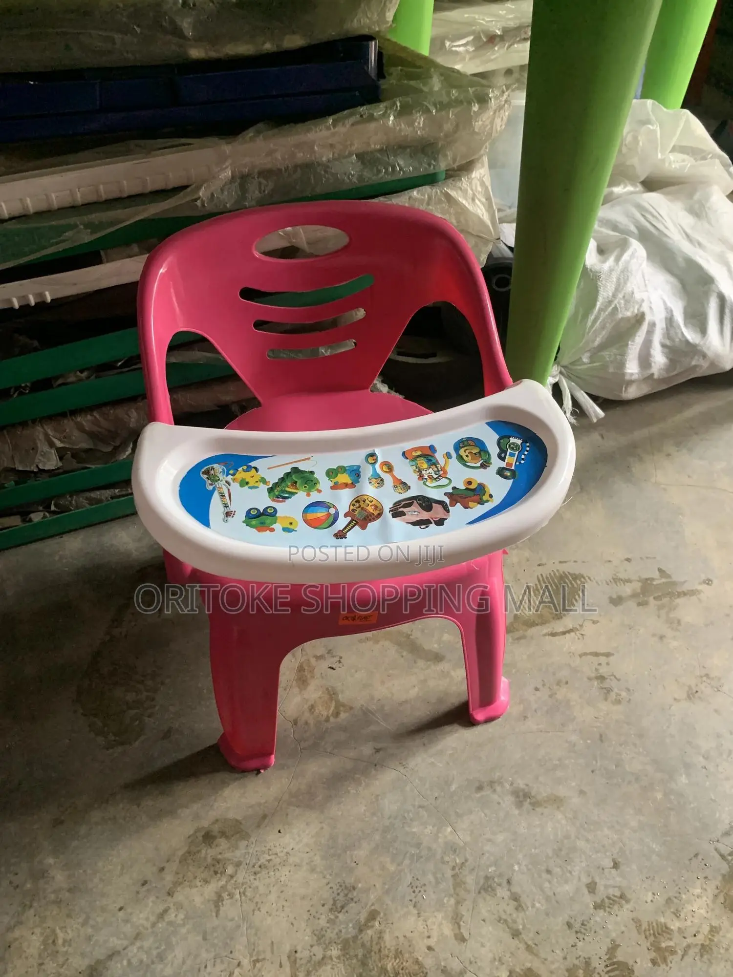 Fancy Baby Kid's Children's Chair With Attached Table Top