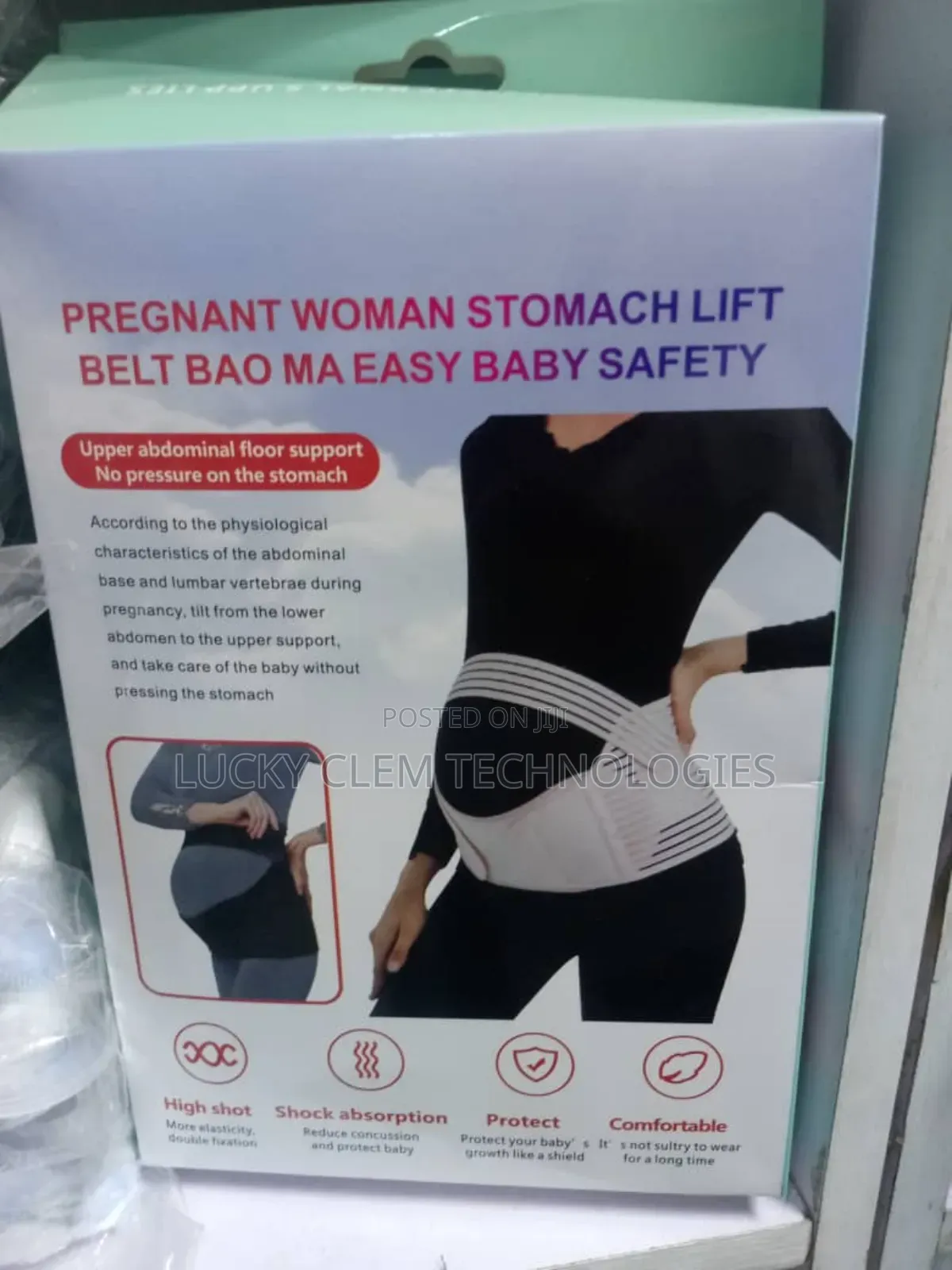 Pregnant Woman Stomach Lift Support Belt