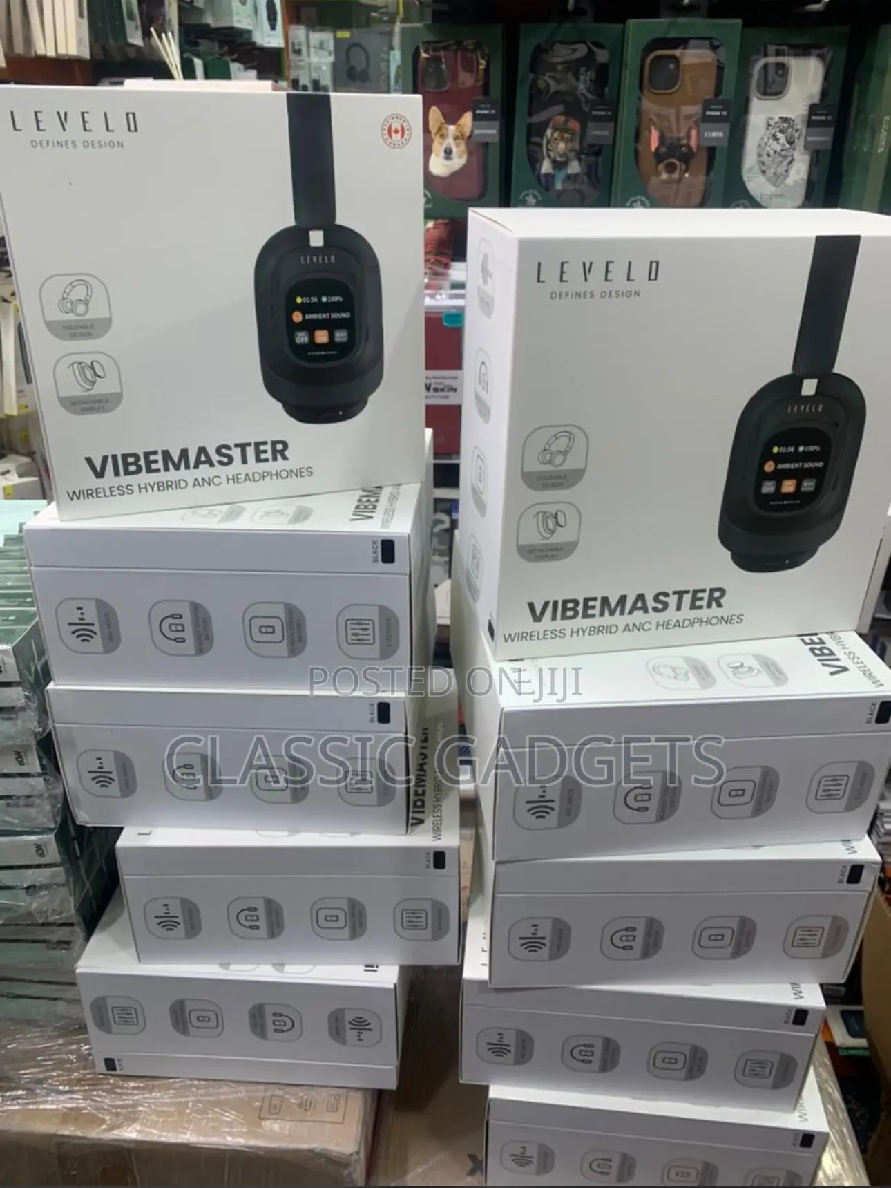 Levelo Vibemaster Wireless Hybrid ANC Headphones