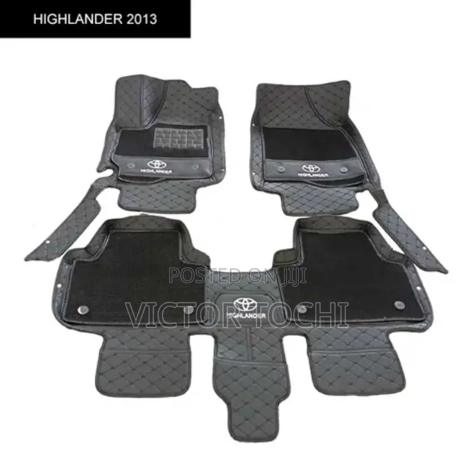 Quality Detachable Footmat for Toyota Highlander 2012