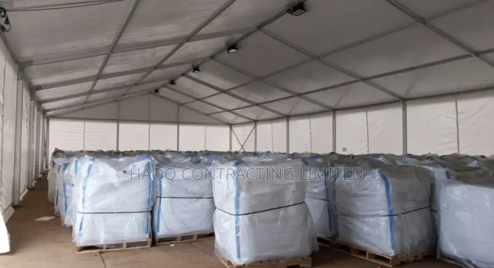 White Aluminum Marquee Tent Construction