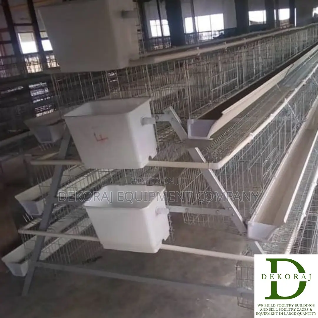 160birds Imported Layer Cages With Nipple Drinkers