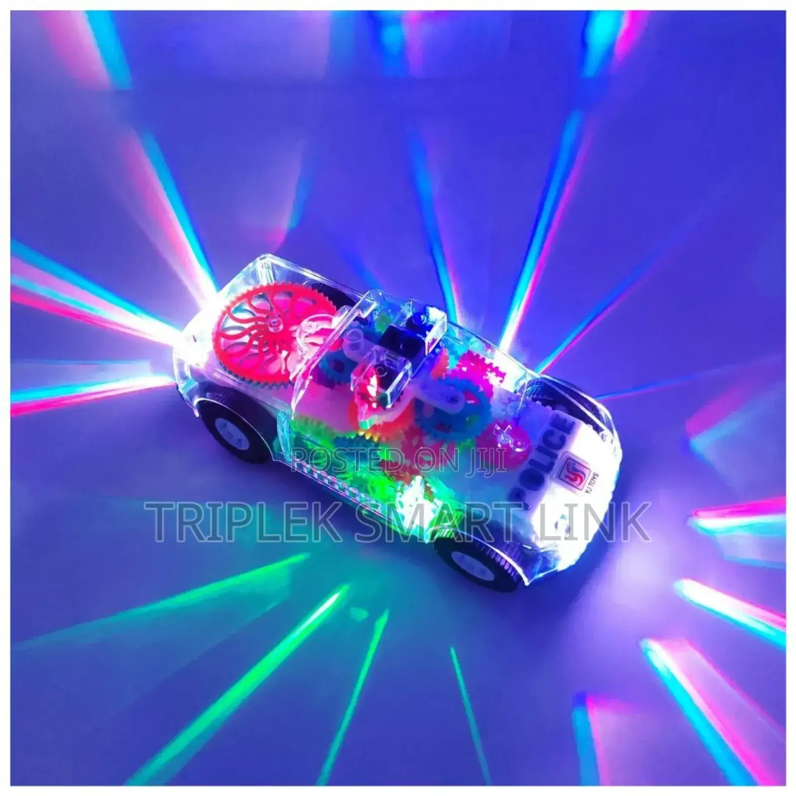 Police Toy Driving Transparent Gear Music Lamp Kids Gift Car
