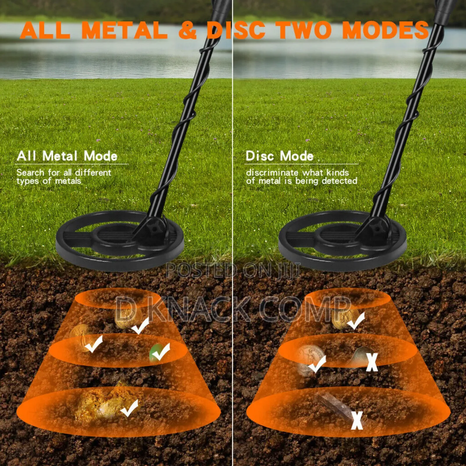 5090 Underground Sensitive Metal Detector Gold Digger Hunter