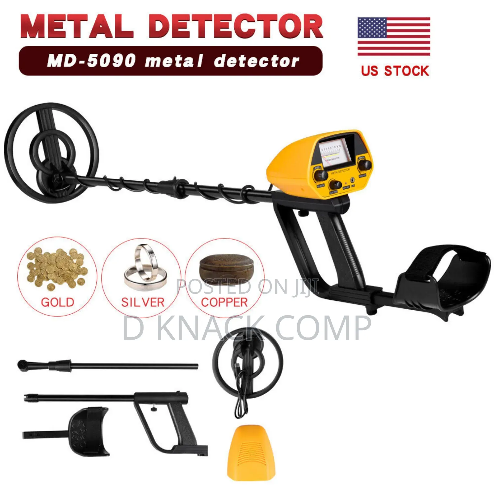 5090 Underground Sensitive Metal Detector Gold Digger Hunter