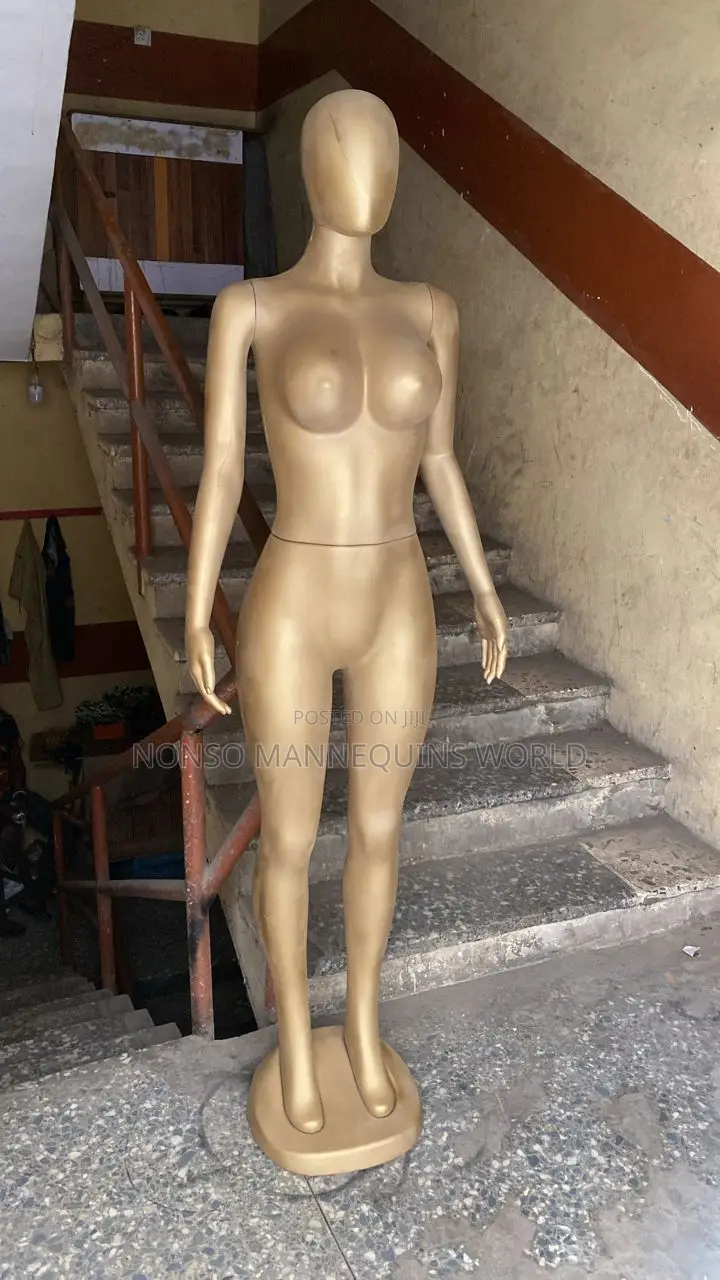 Size 10 Gold Painted in Nigeria Female Mannequin