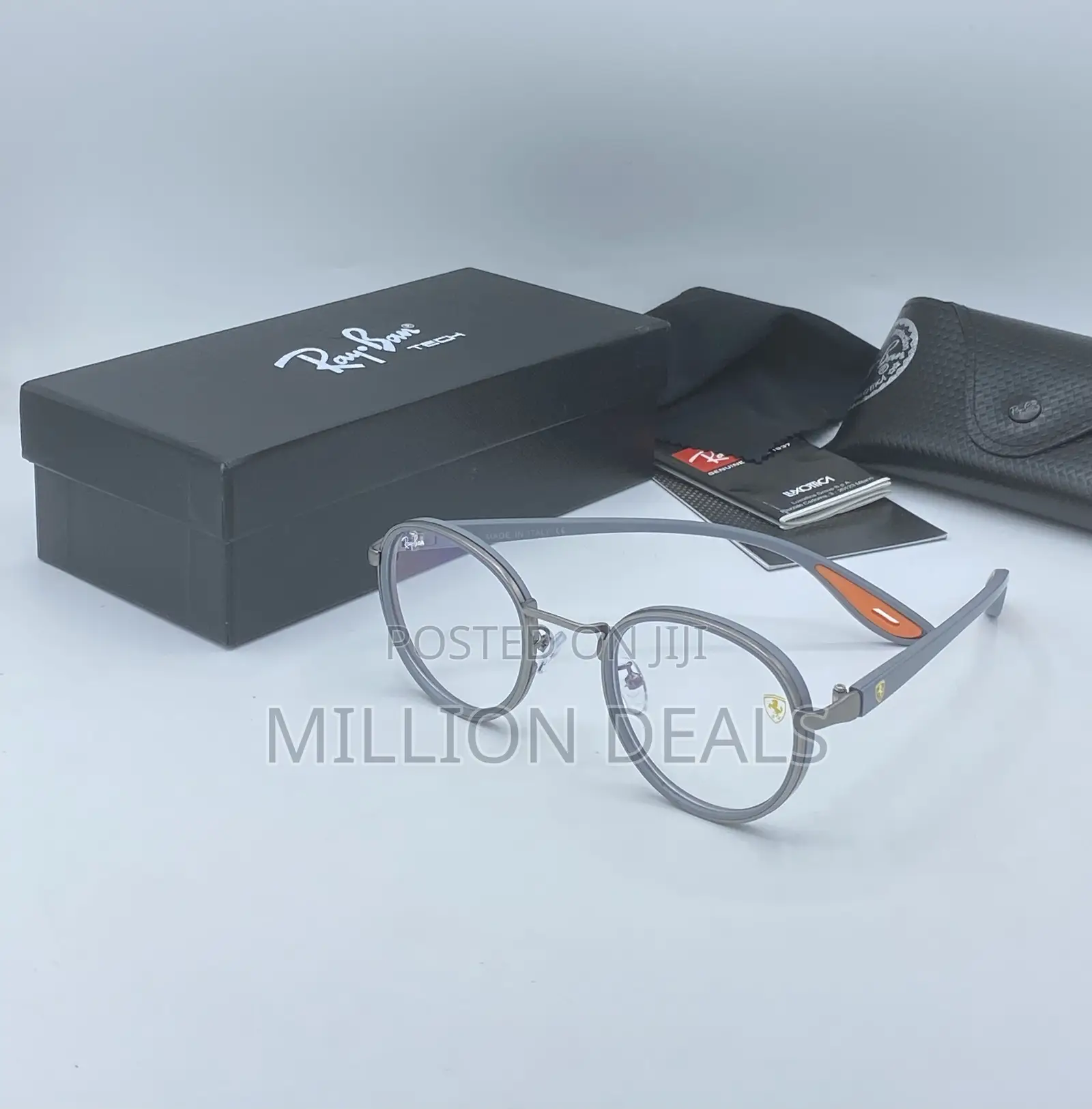Round Classic See Through Men’S Glasses