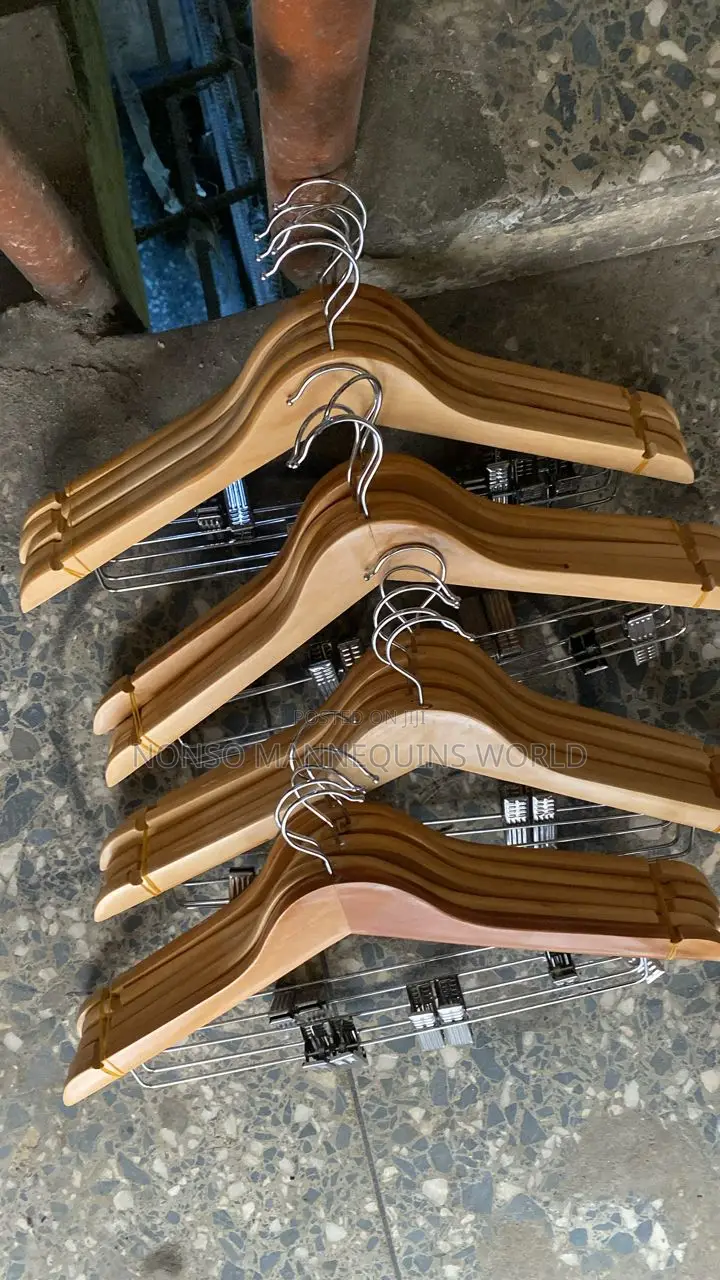 Brand New Wooden Clips Sets Hangers