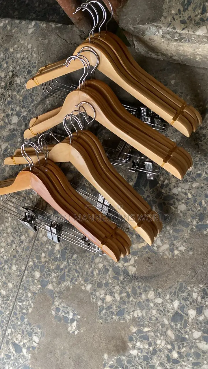 Brand New Wooden Clips Sets Hangers