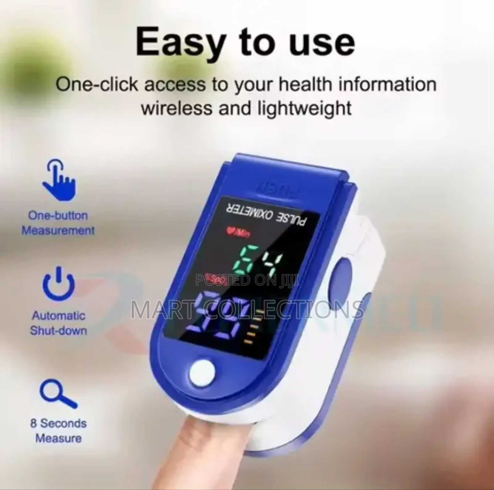Pulse Oximeter for Pulse Measurement